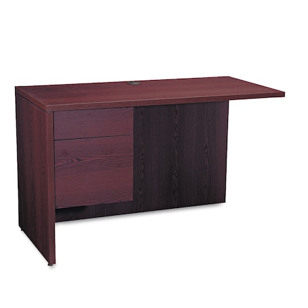 Hon Desk Return L Workstation Return, 3/4 Height Left, 24 in D X 29-1/2 in H, 48" W X Mahogany H10516L.NN